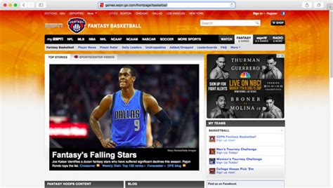 The Top 5 Fantasy Basketball League Sites .